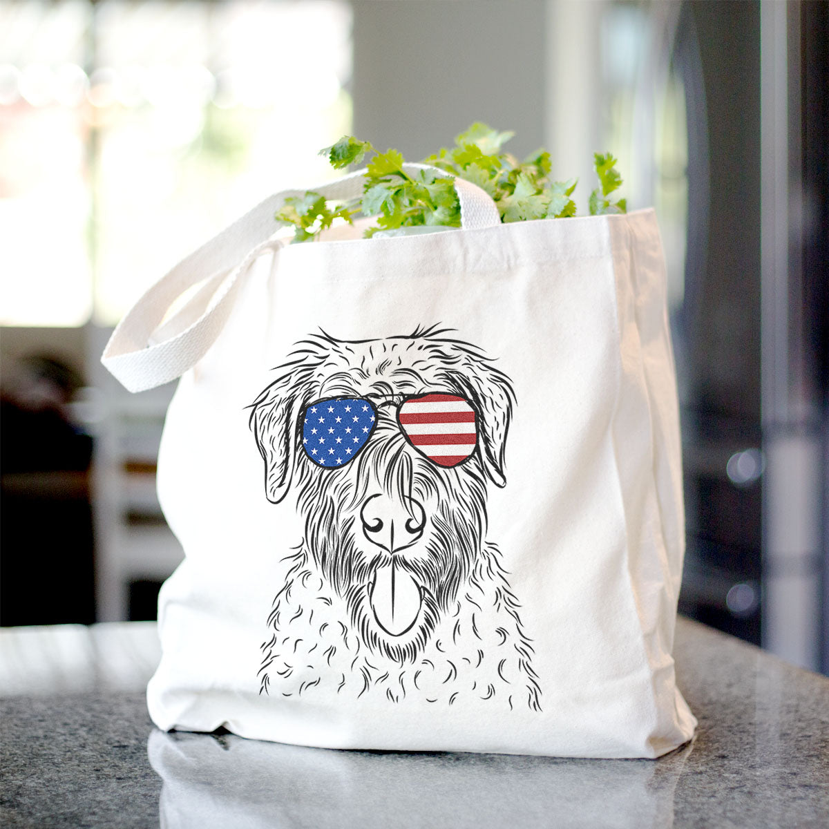 Chester the Soft Coated Wheaten Terrier - Tote Bag