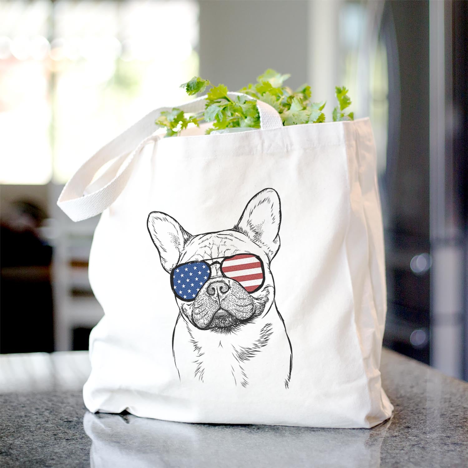 Chew Chew the French Bulldog - Tote Bag