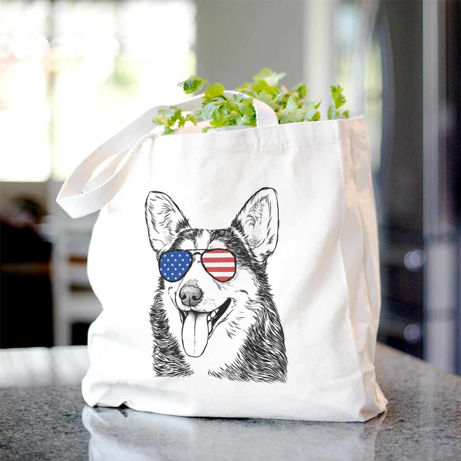 Darma the Corgi - Tote Bag