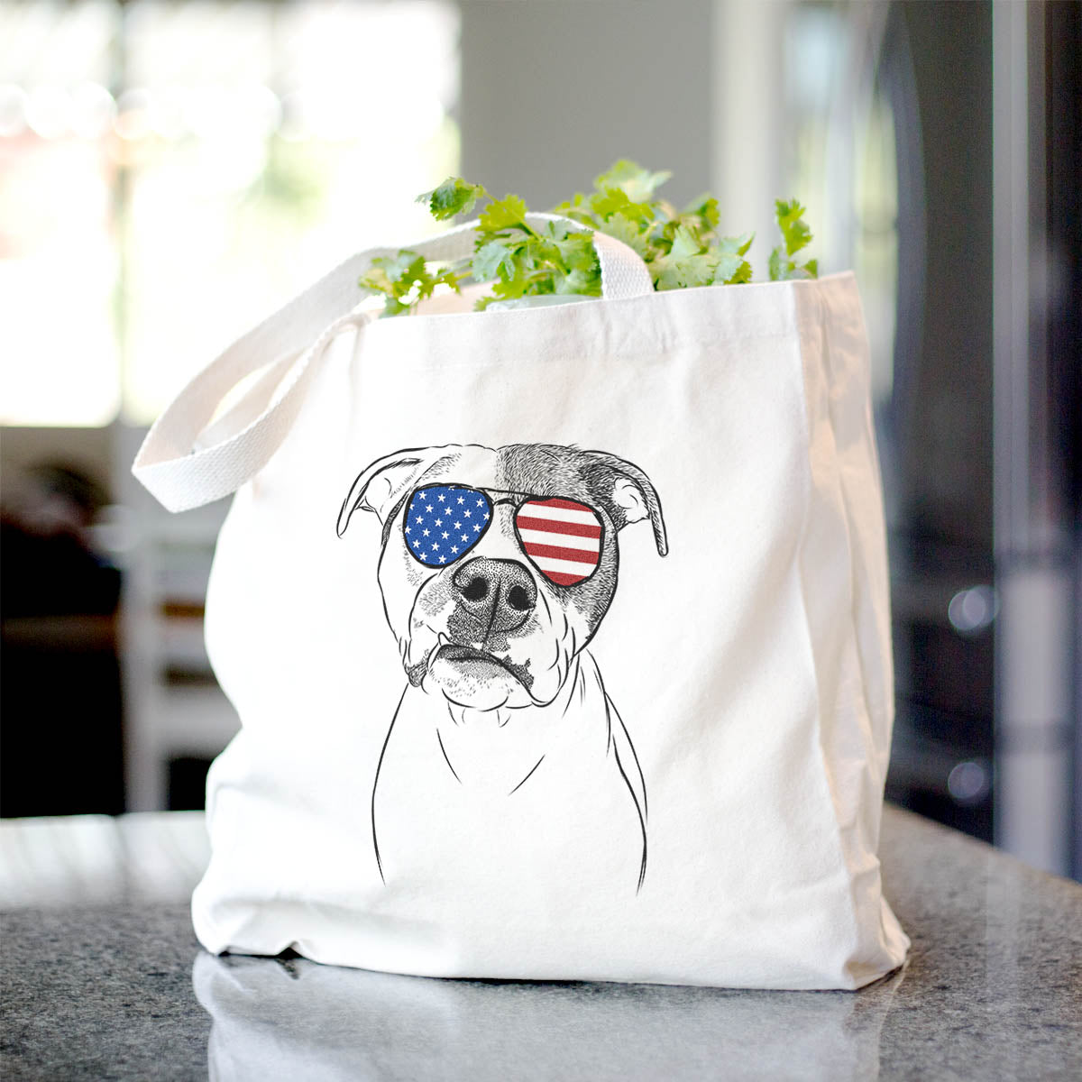 Dexter the Pitbull - Tote Bag