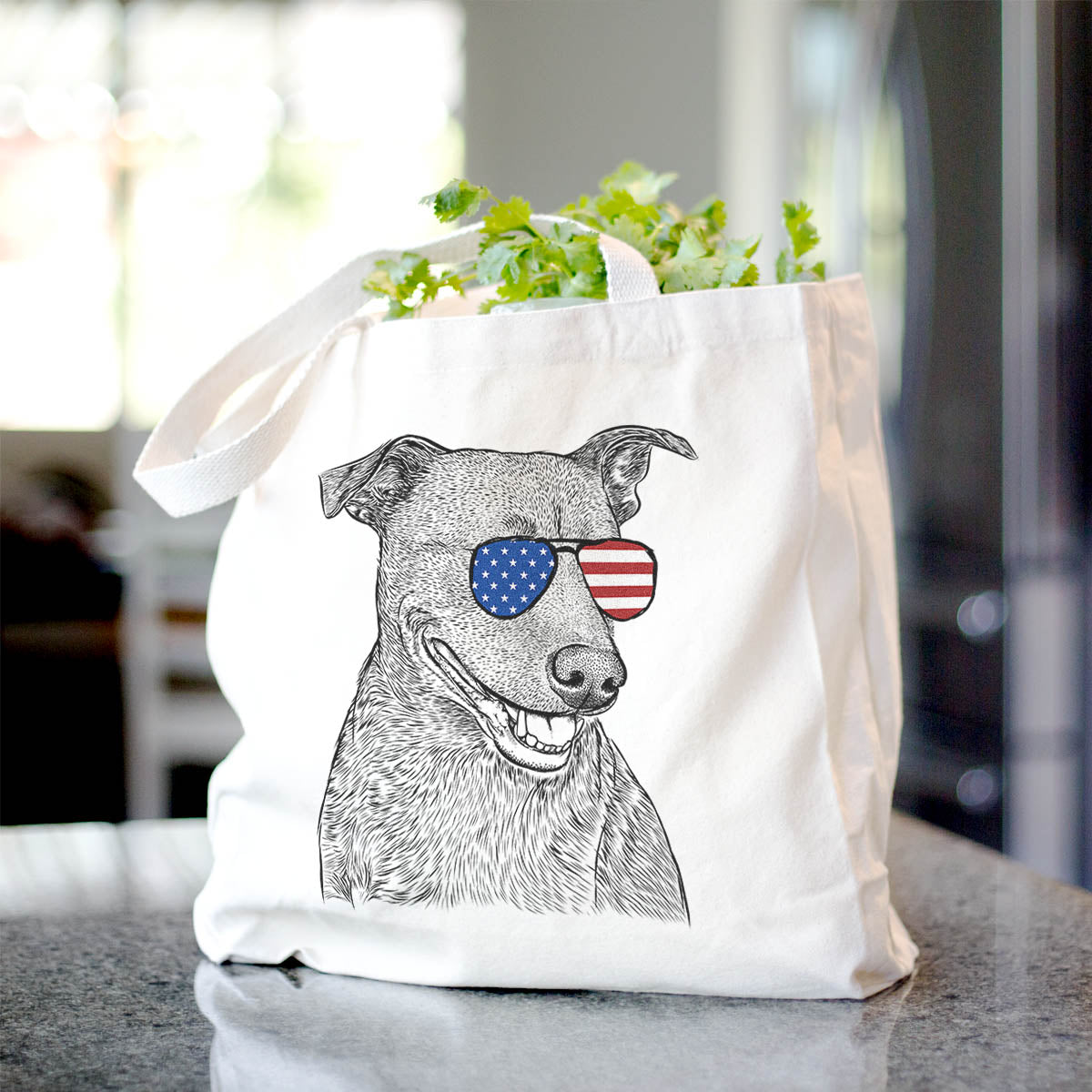 Honey the Lab Pit Mix - Tote Bag