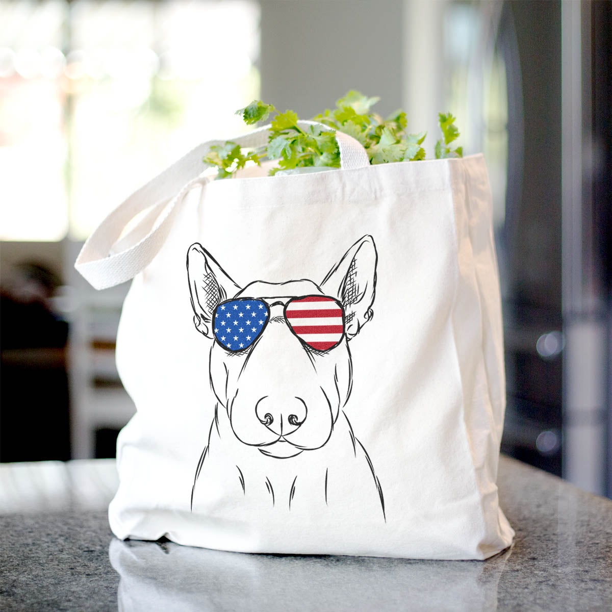 Jett the Bull Terrier - Tote Bag