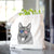 Kasia the Norwegian Elkhound - Tote Bag