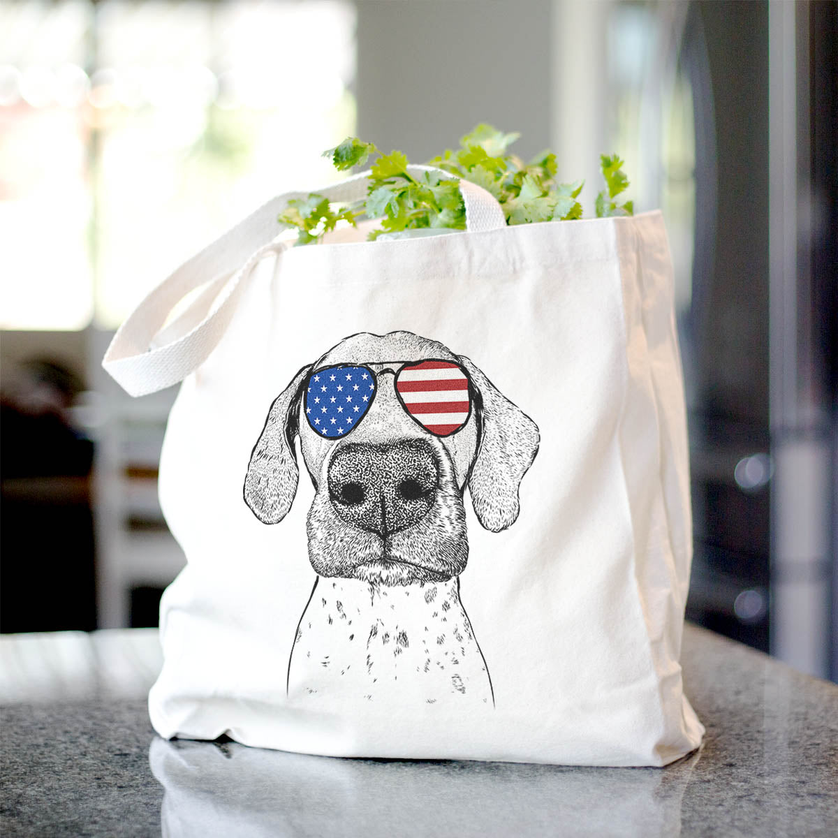 Leroy the German Shorthaired Pointer - Tote Bag