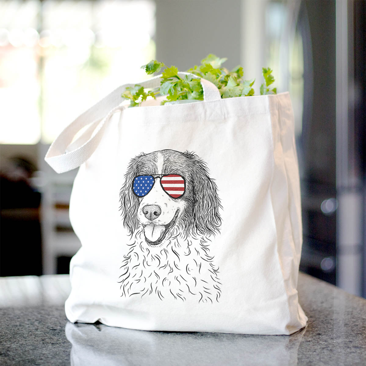 Maggie the Springer Spaniel - Tote Bag