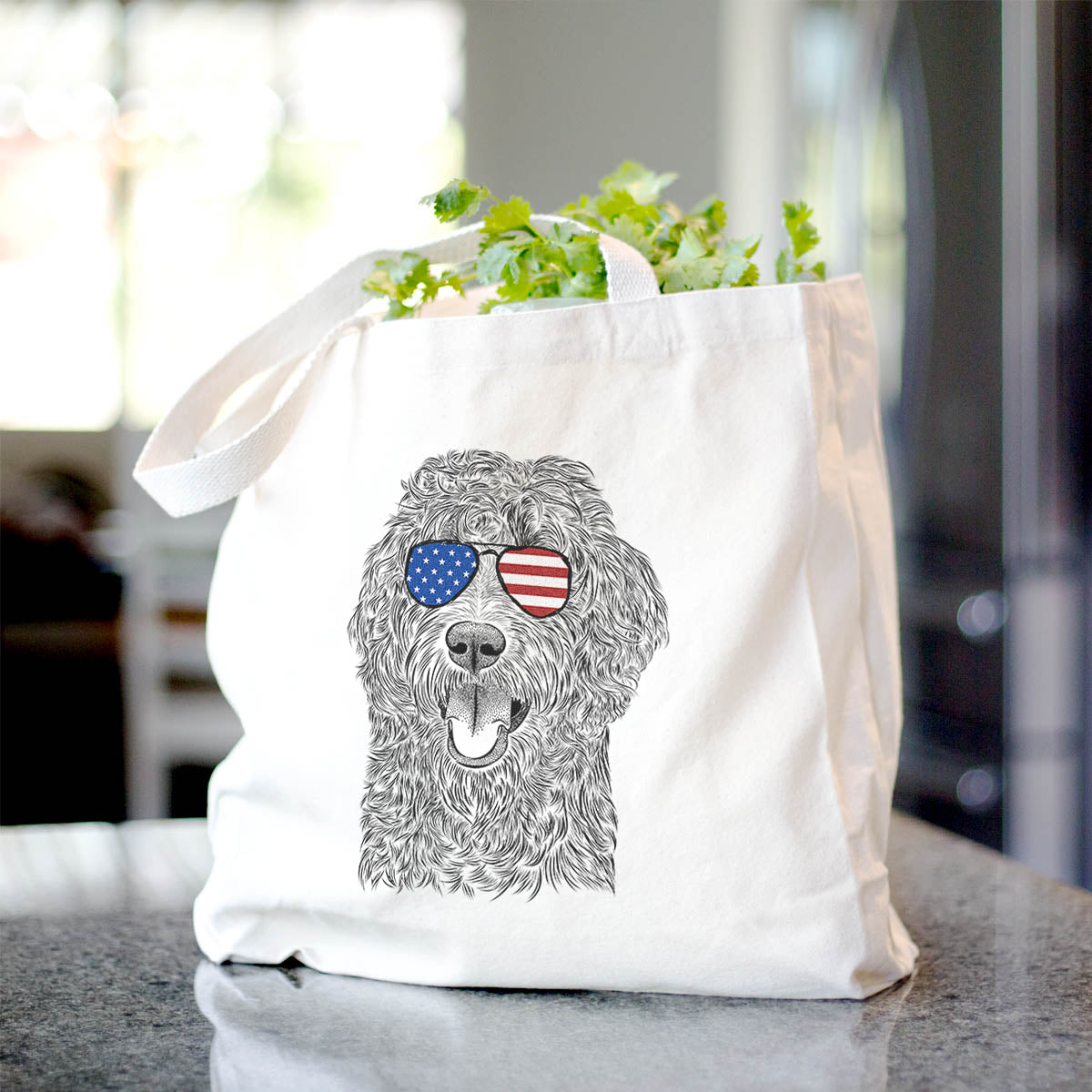 Murr Dog the Labradoodle - Tote Bag