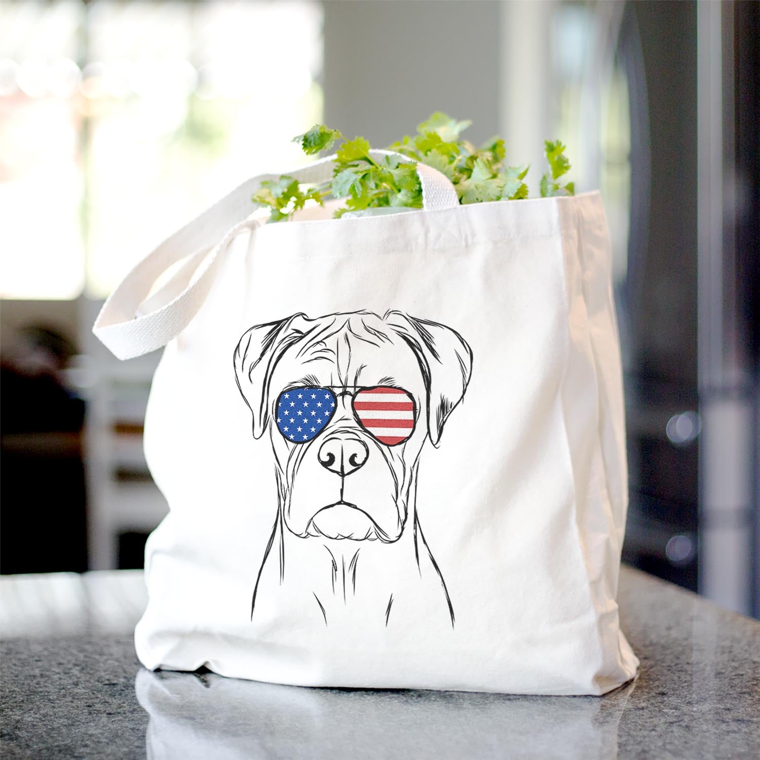 Reese the Boxer - Tote Bag