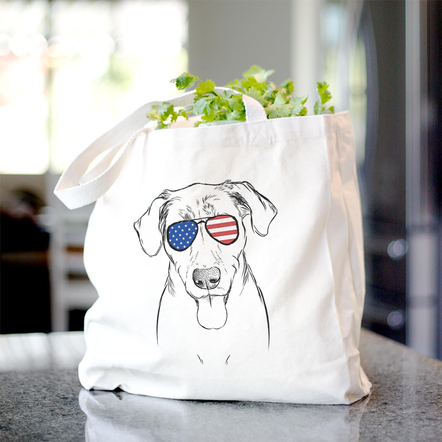 Scout Marie the Chocolate Lab - Tote Bag