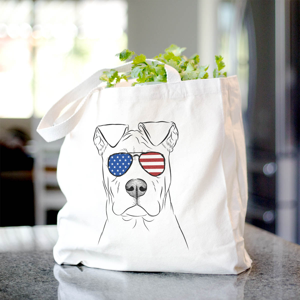 Sweet Finn the Mixed Breed - Tote Bag