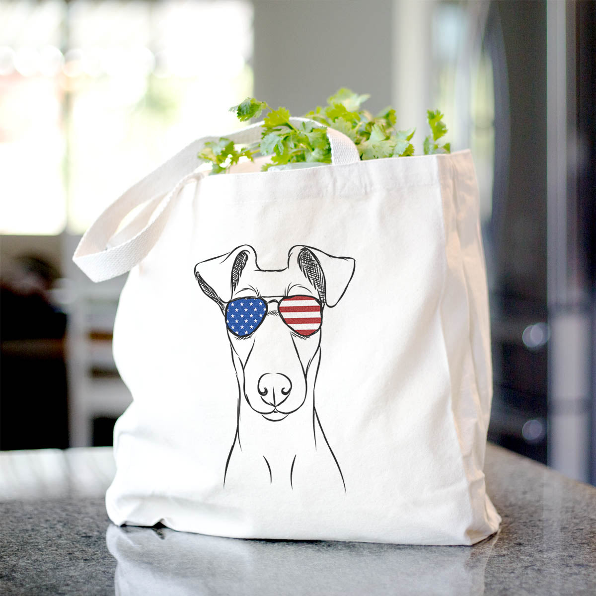 Tanner the Fox Terrier - Tote Bag