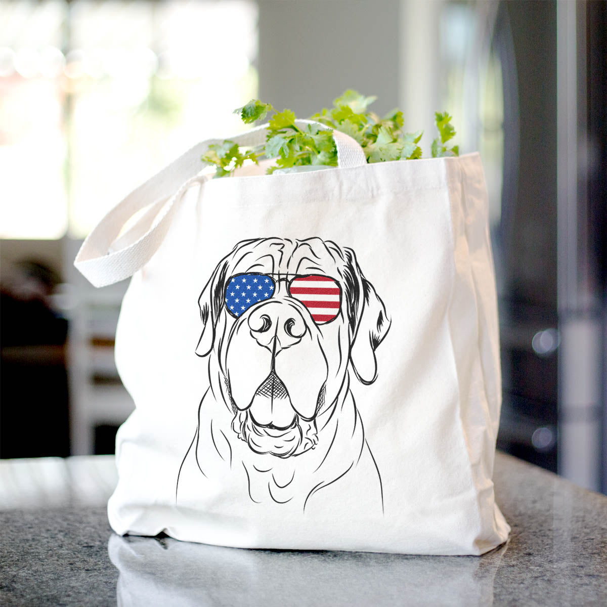 Tufton the English Mastiff - Tote Bag