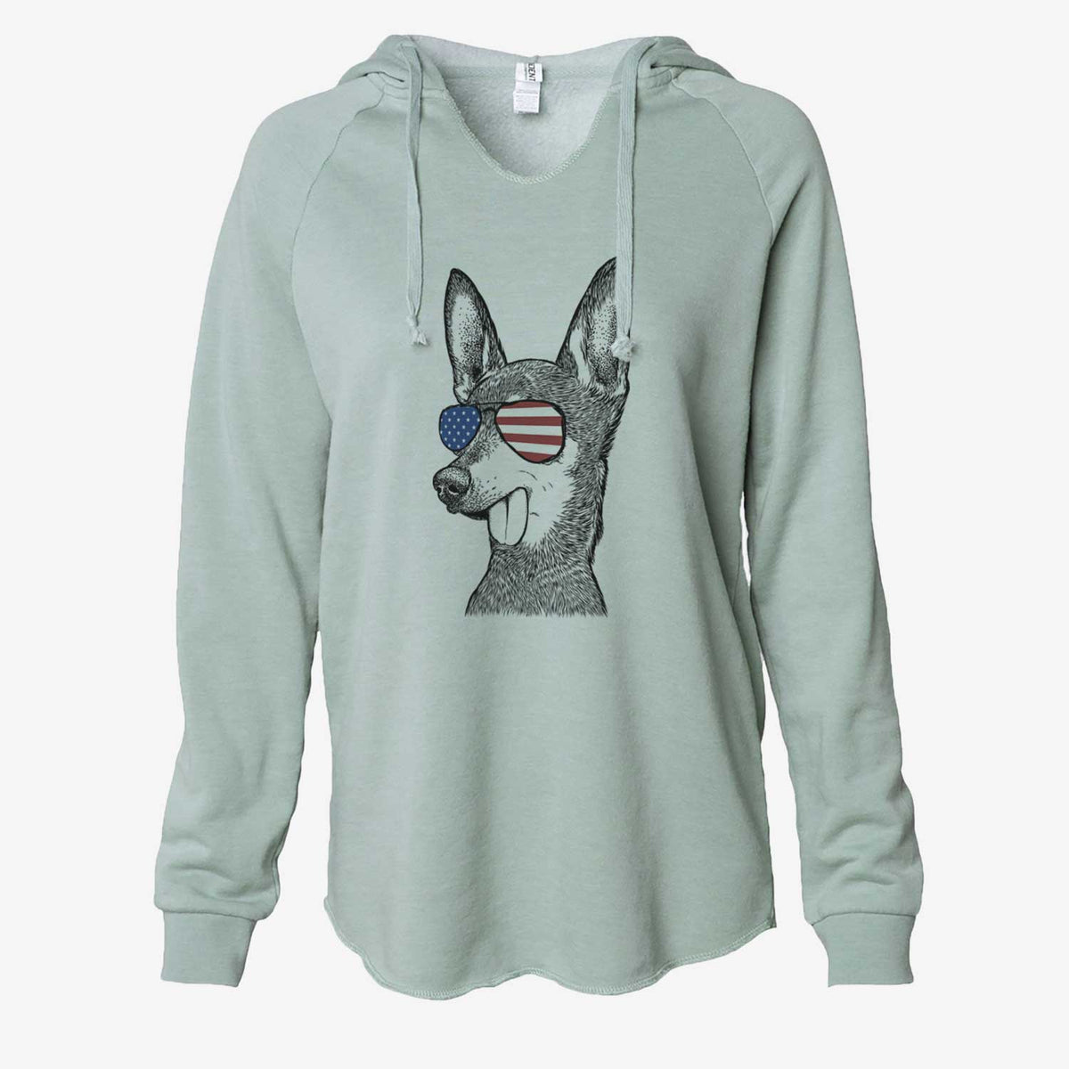USA Aaron the Chihuahua - Cali Wave Hooded Sweatshirt