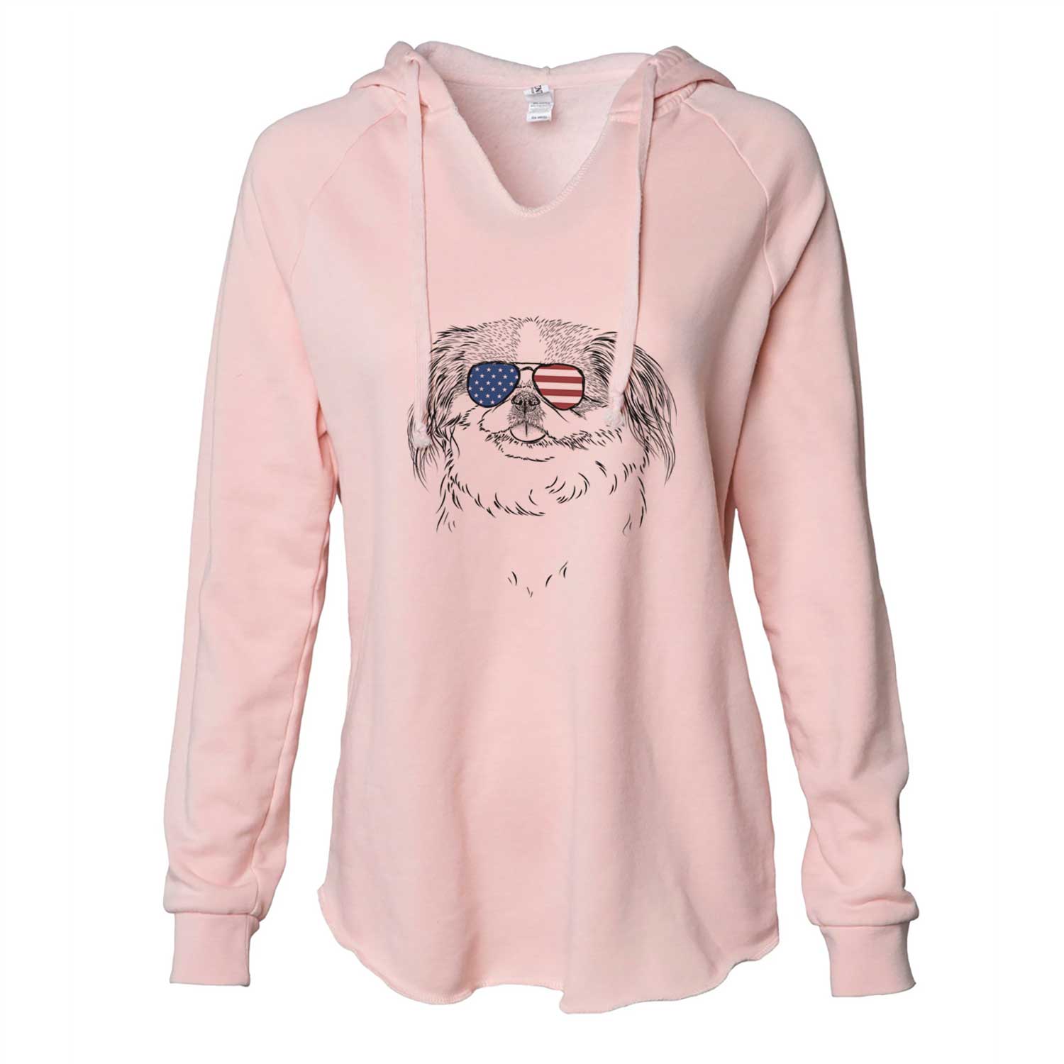 USA Abra Bean the Pekingese - Cali Wave Hooded Sweatshirt