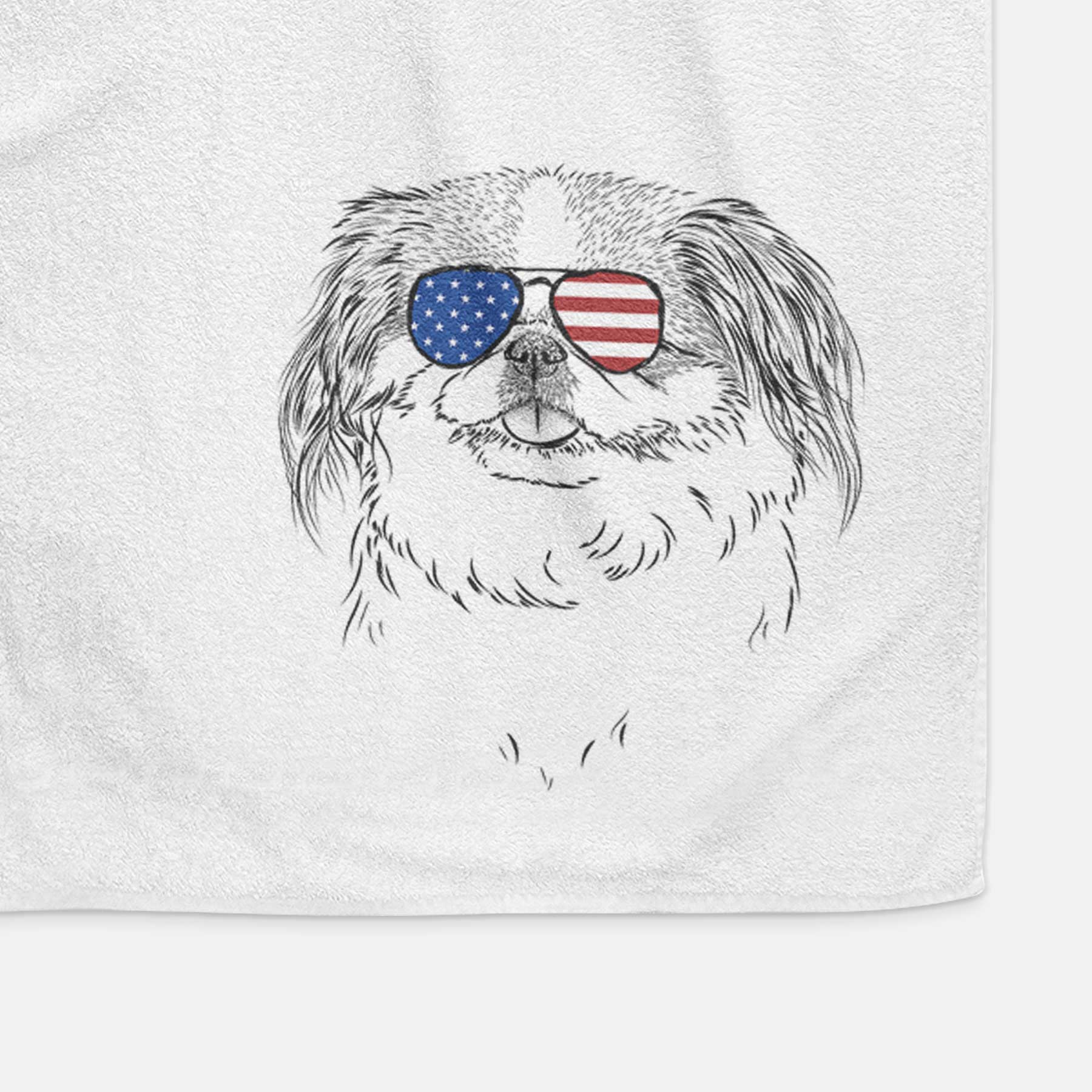 Abra Bean the Pekingese Decorative Hand Towel