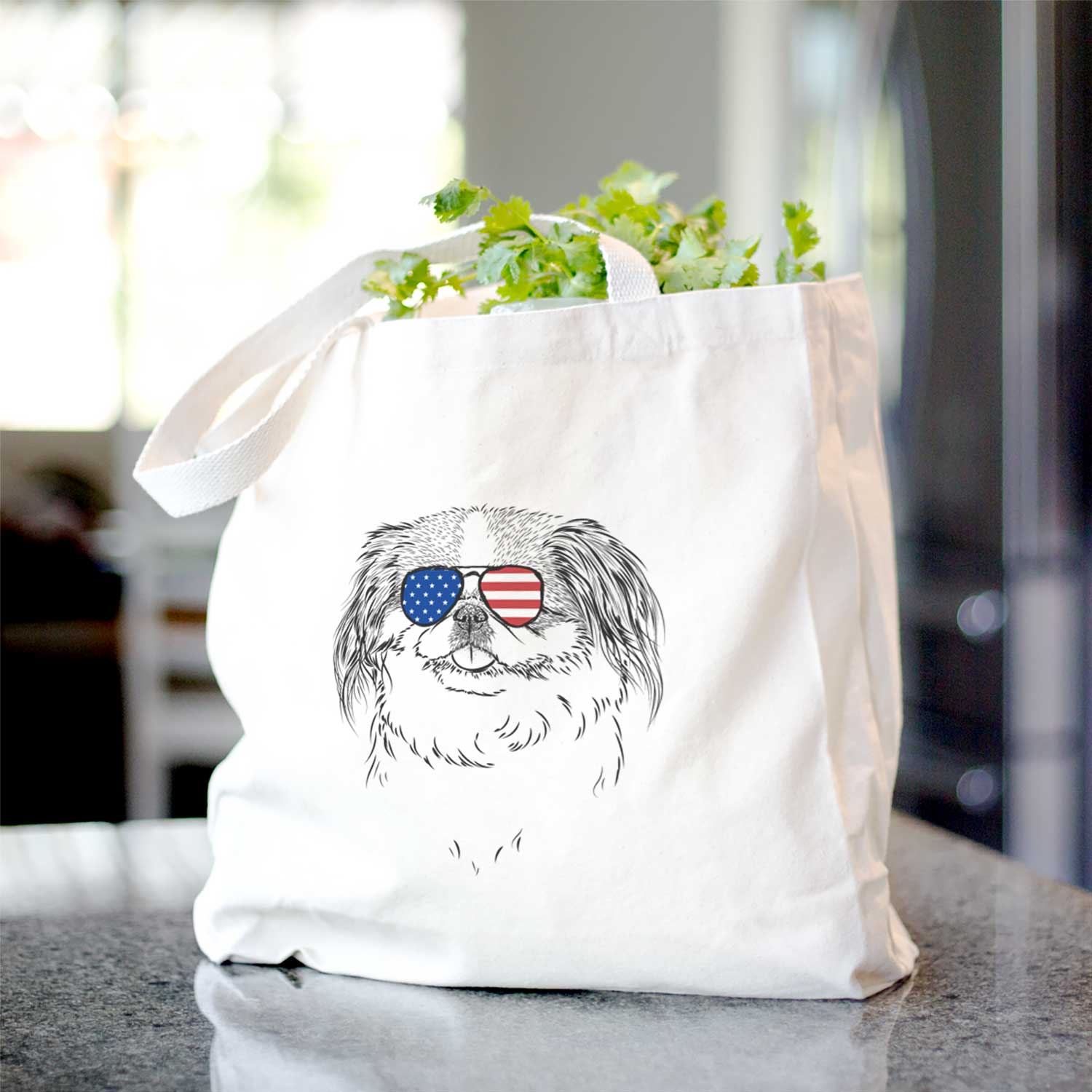 Abra Bean the Pekingese - Tote Bag