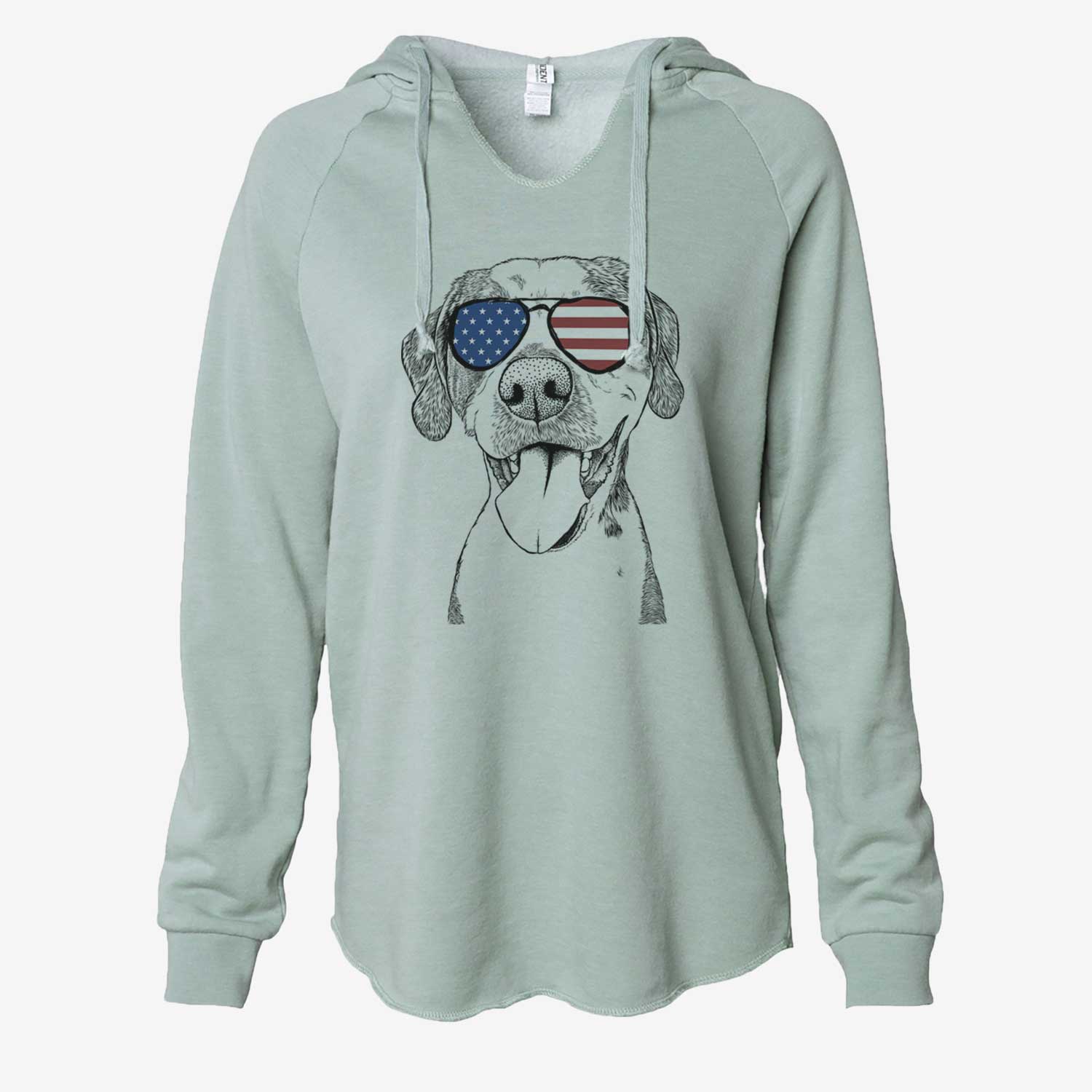 USA Ace Boogie the Mixed Breed - Cali Wave Hooded Sweatshirt