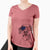 USA Ace Boogie the Mixed Breed - Women's Perfect V-neck Shirt