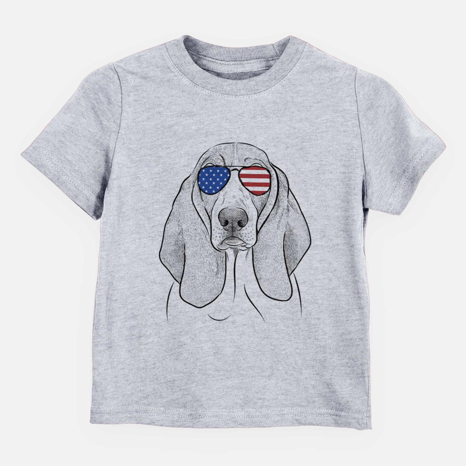 USA Addison the Basset Hound - Kids/Youth/Toddler Shirt