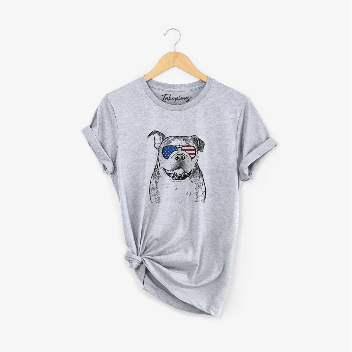 USA Agatha the Boston Bulldog - Unisex Crewneck