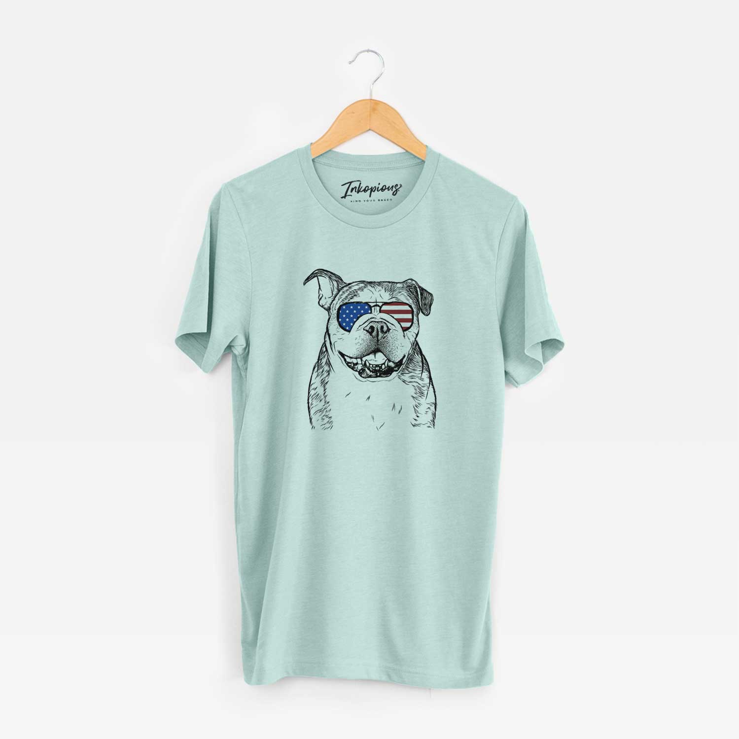 USA Agatha the Boston Bulldog - Unisex Crewneck