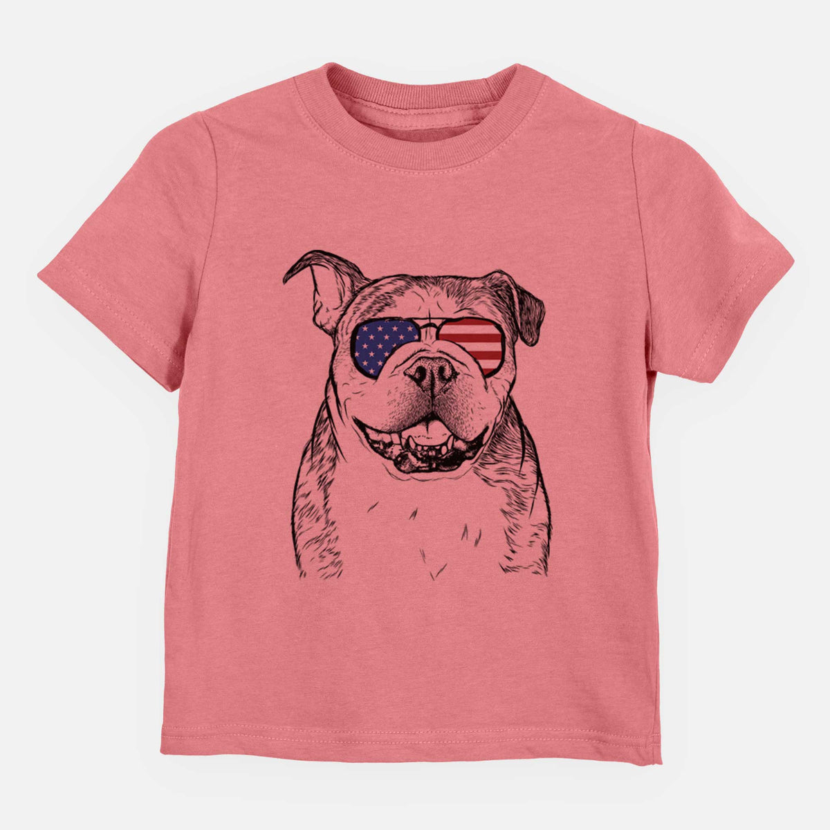 USA Agatha the Boston Bulldog - Kids/Youth/Toddler Shirt