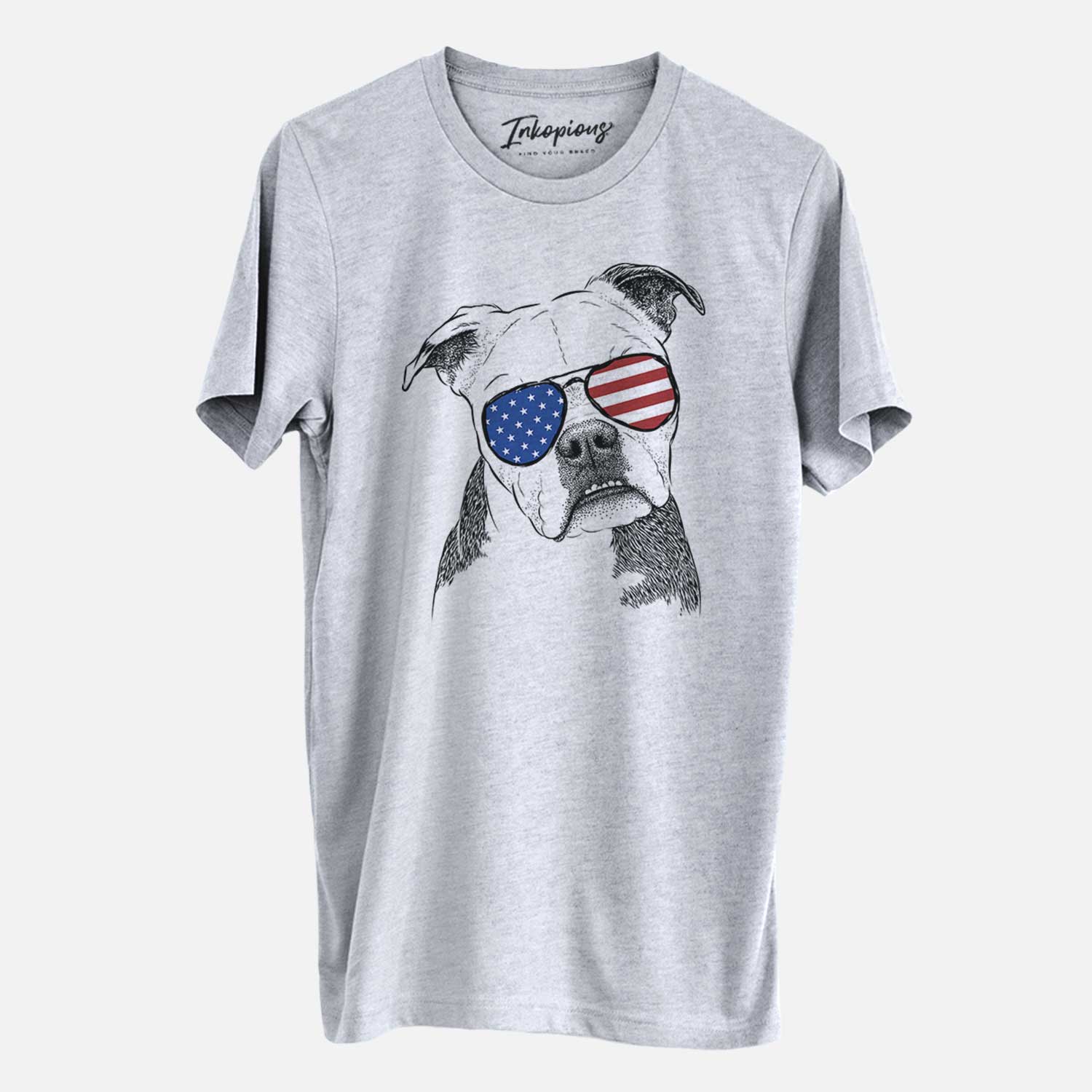 USA Aggy the Olde English Bulldogge - Unisex Crewneck