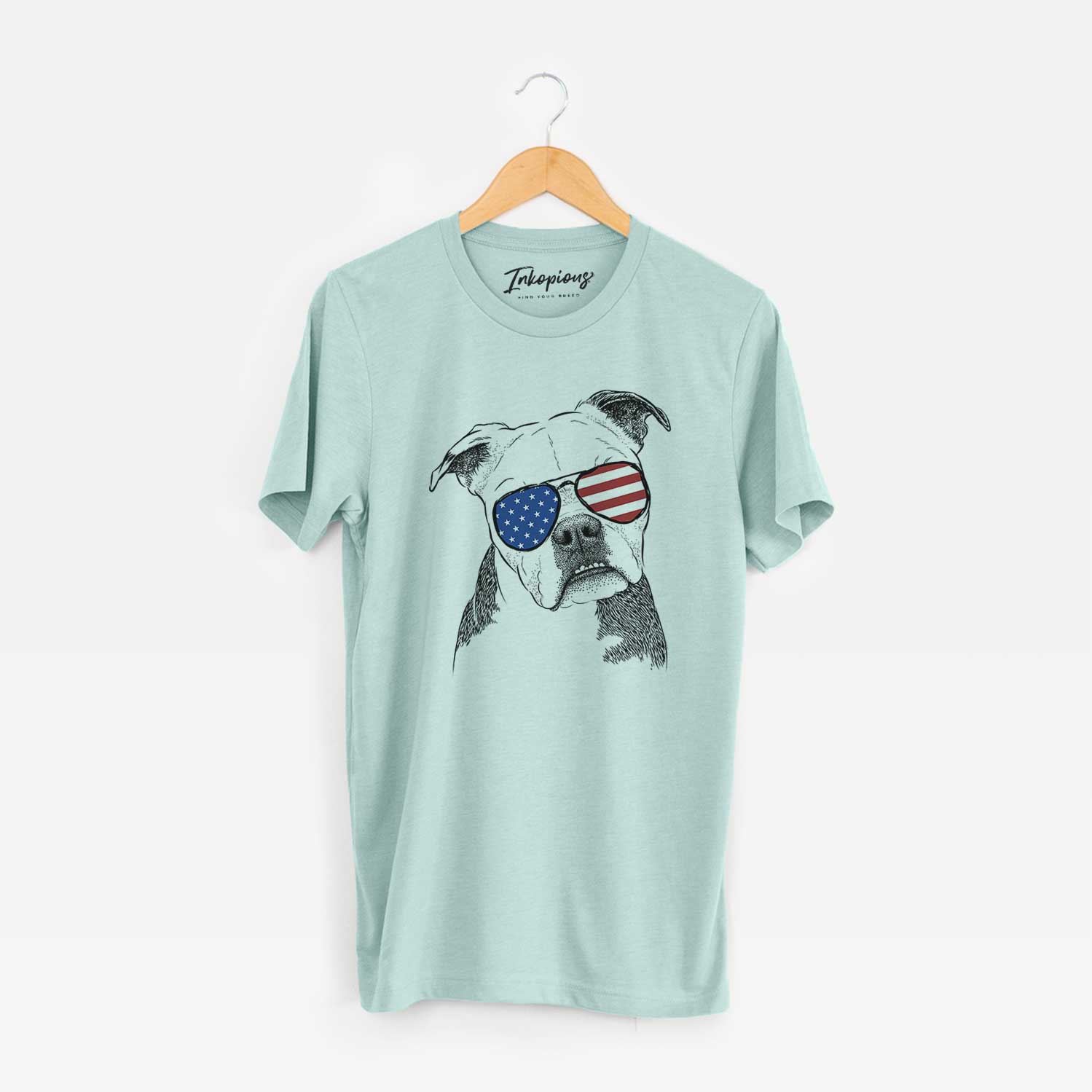 USA Aggy the Olde English Bulldogge - Unisex Crewneck