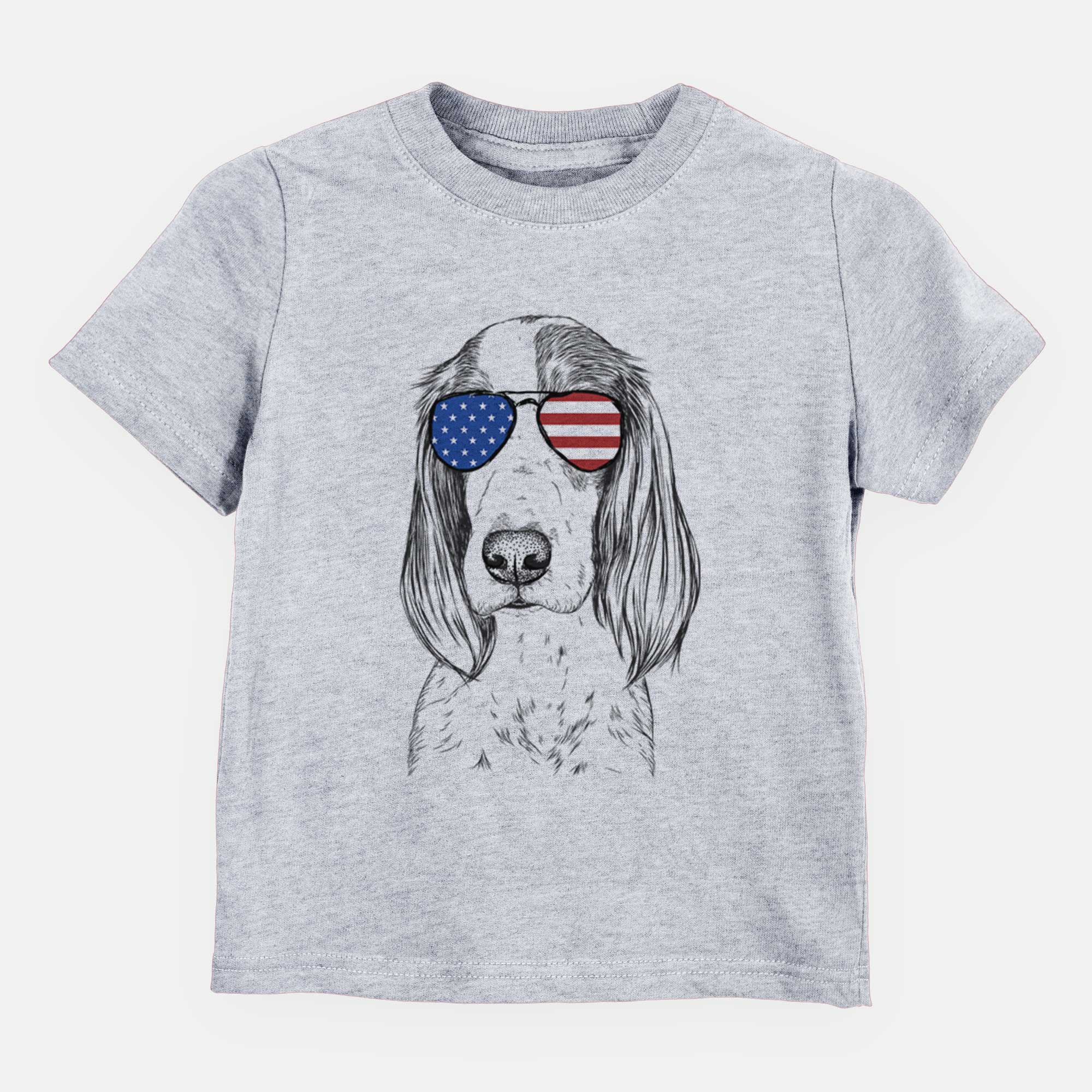 USA Aline the Irish Red and White Setter - Kids/Youth/Toddler Shirt