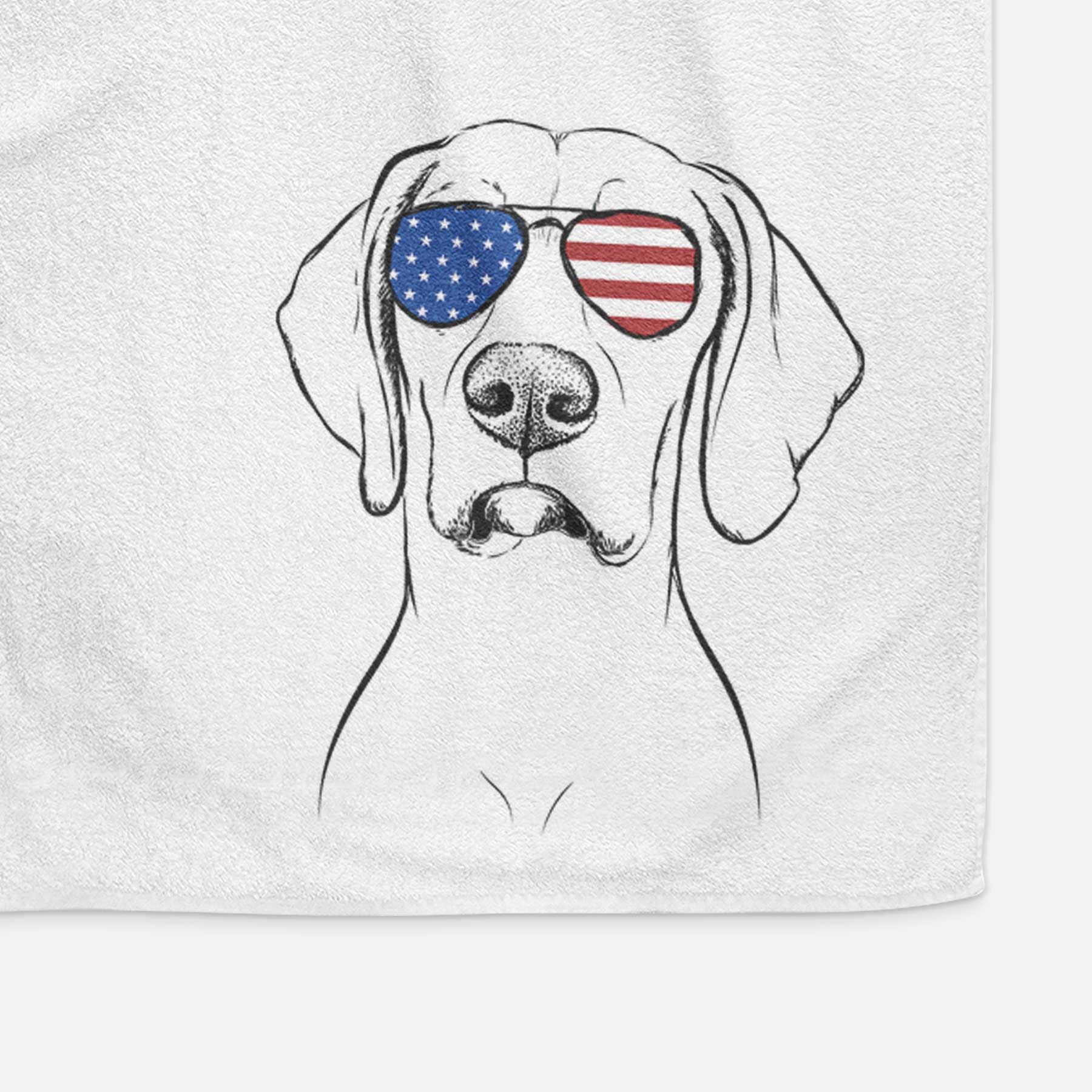 Almond the Vizmaraner Decorative Hand Towel