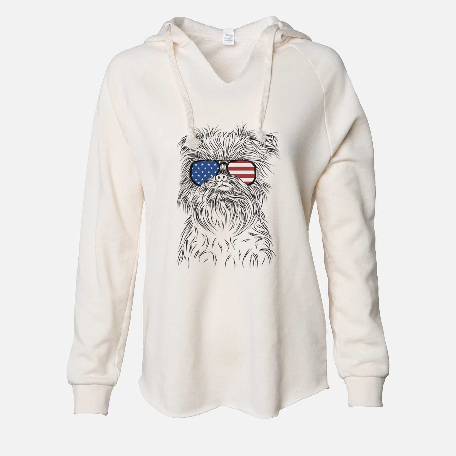 USA Alo the Brussels Griffon - Cali Wave Hooded Sweatshirt