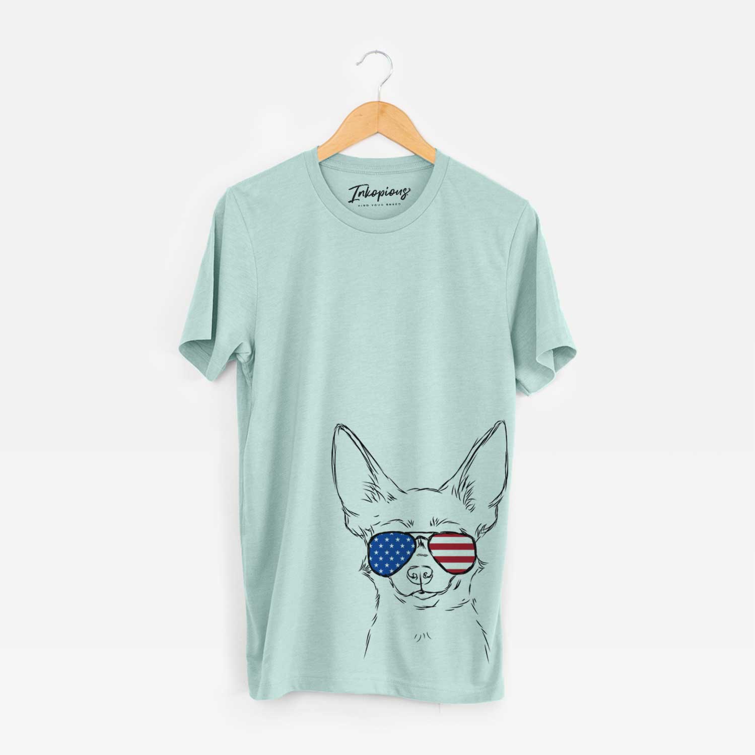 USA Amos the Chihuahua - Unisex Crewneck