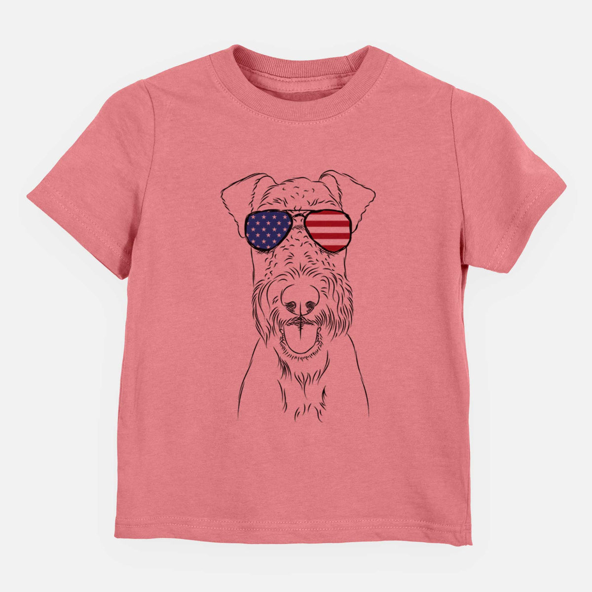 USA Andy the Airedale Terrier - Kids/Youth/Toddler Shirt