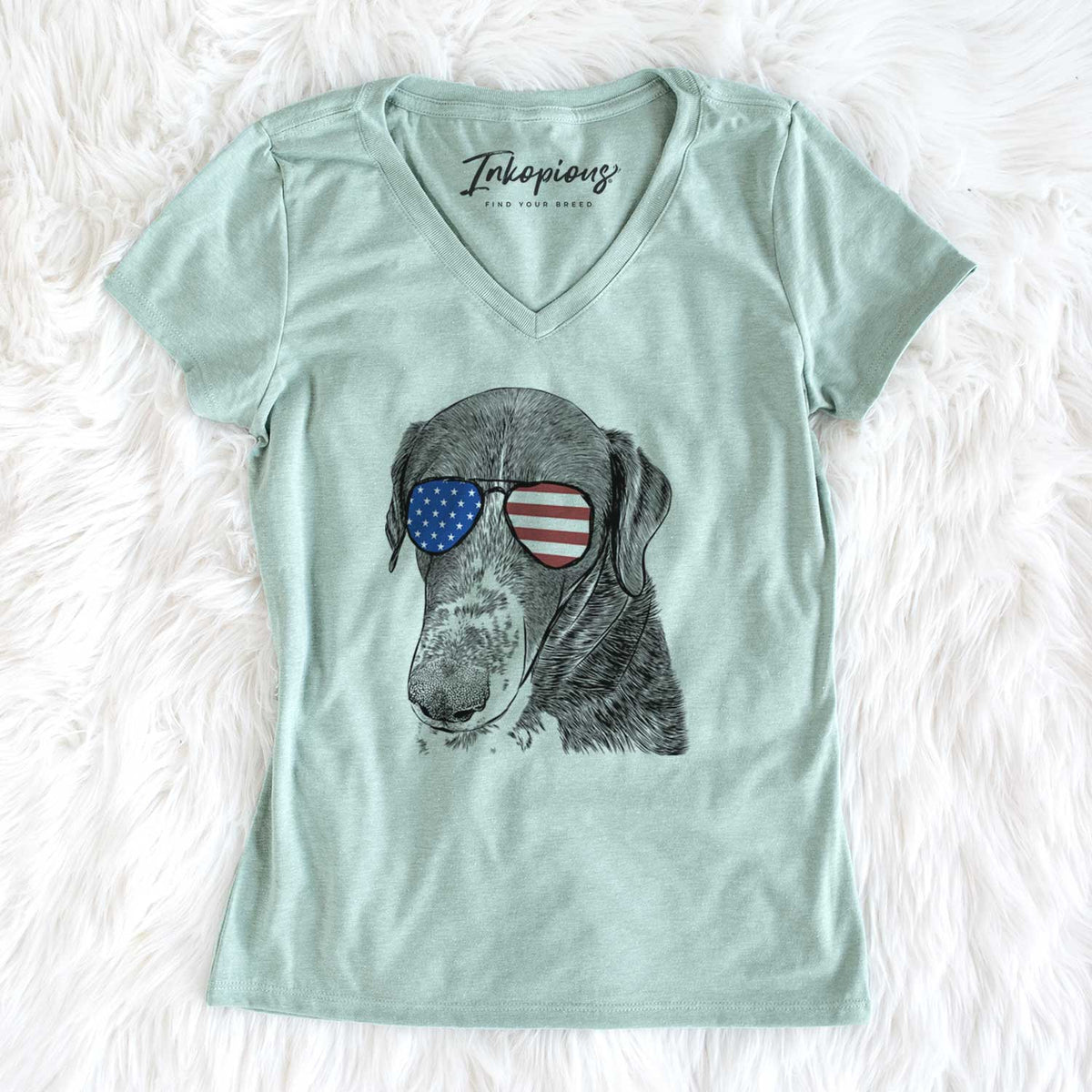 USA Angel Orion the Mixed Breed - Women's Perfect V-neck Shirt