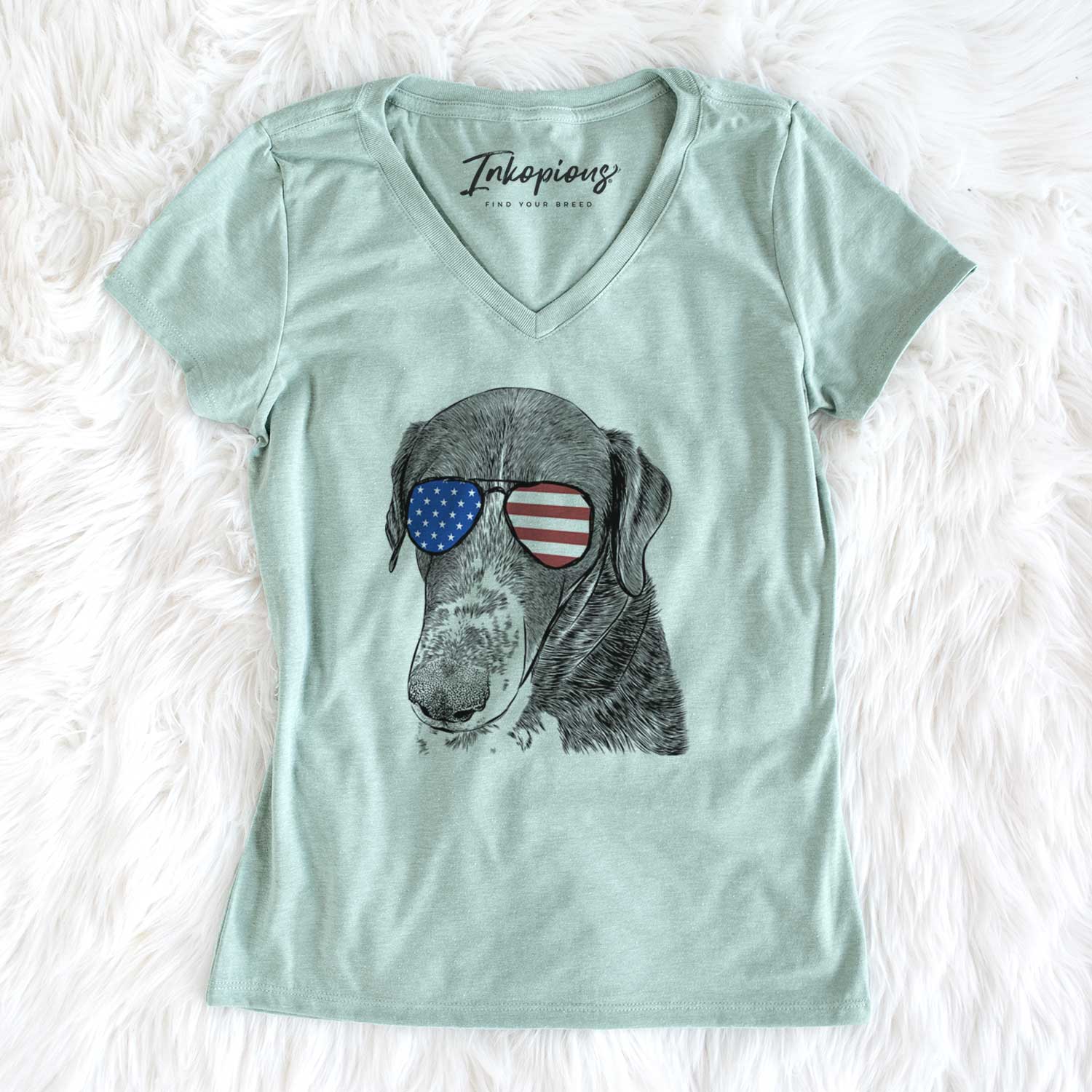 USA Angel Orion the Mixed Breed - Women's Perfect V-neck Shirt