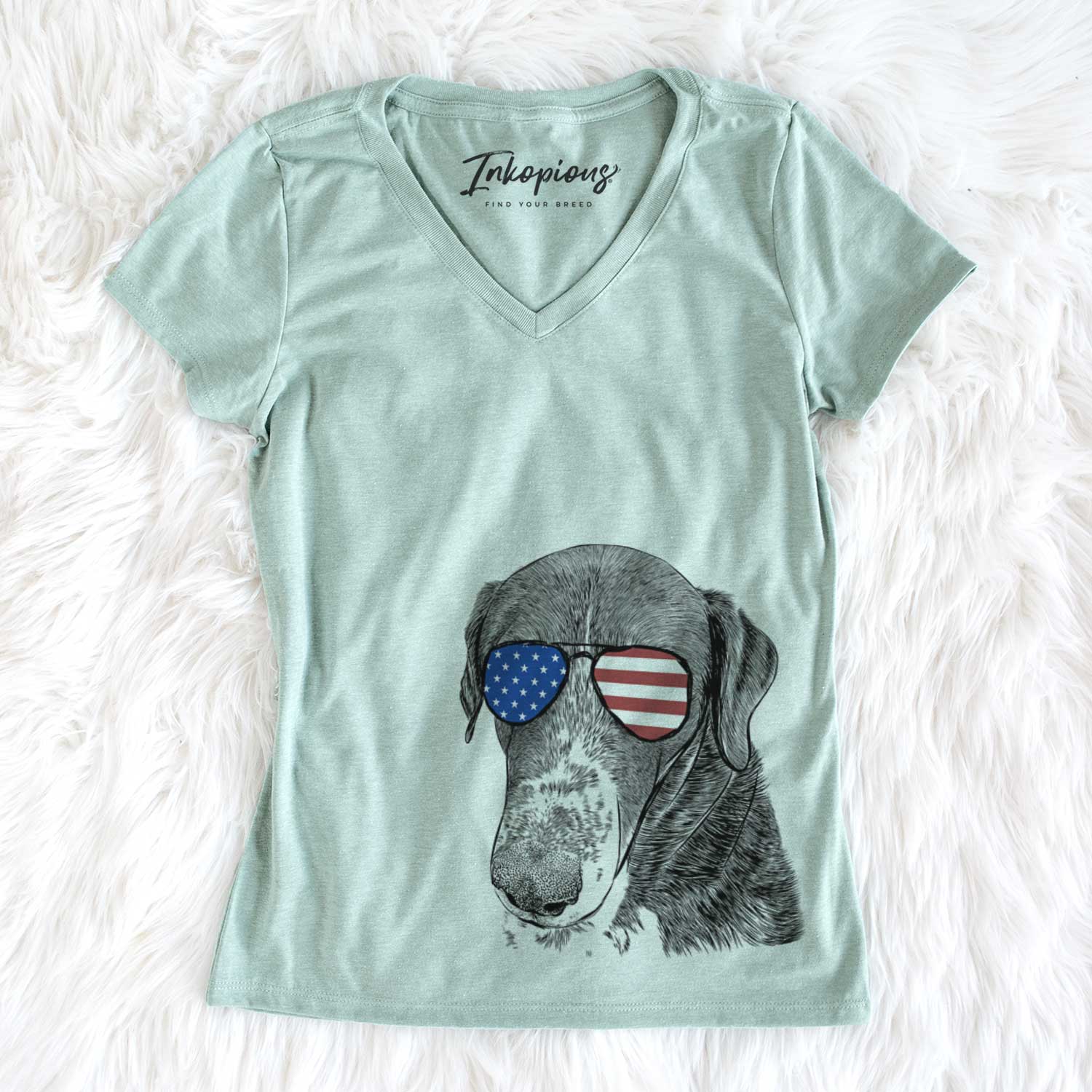 USA Angel Orion the Mixed Breed - Women's Perfect V-neck Shirt