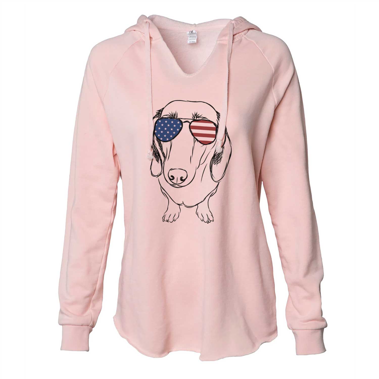 USA Annabelle the Dachshund - Cali Wave Hooded Sweatshirt