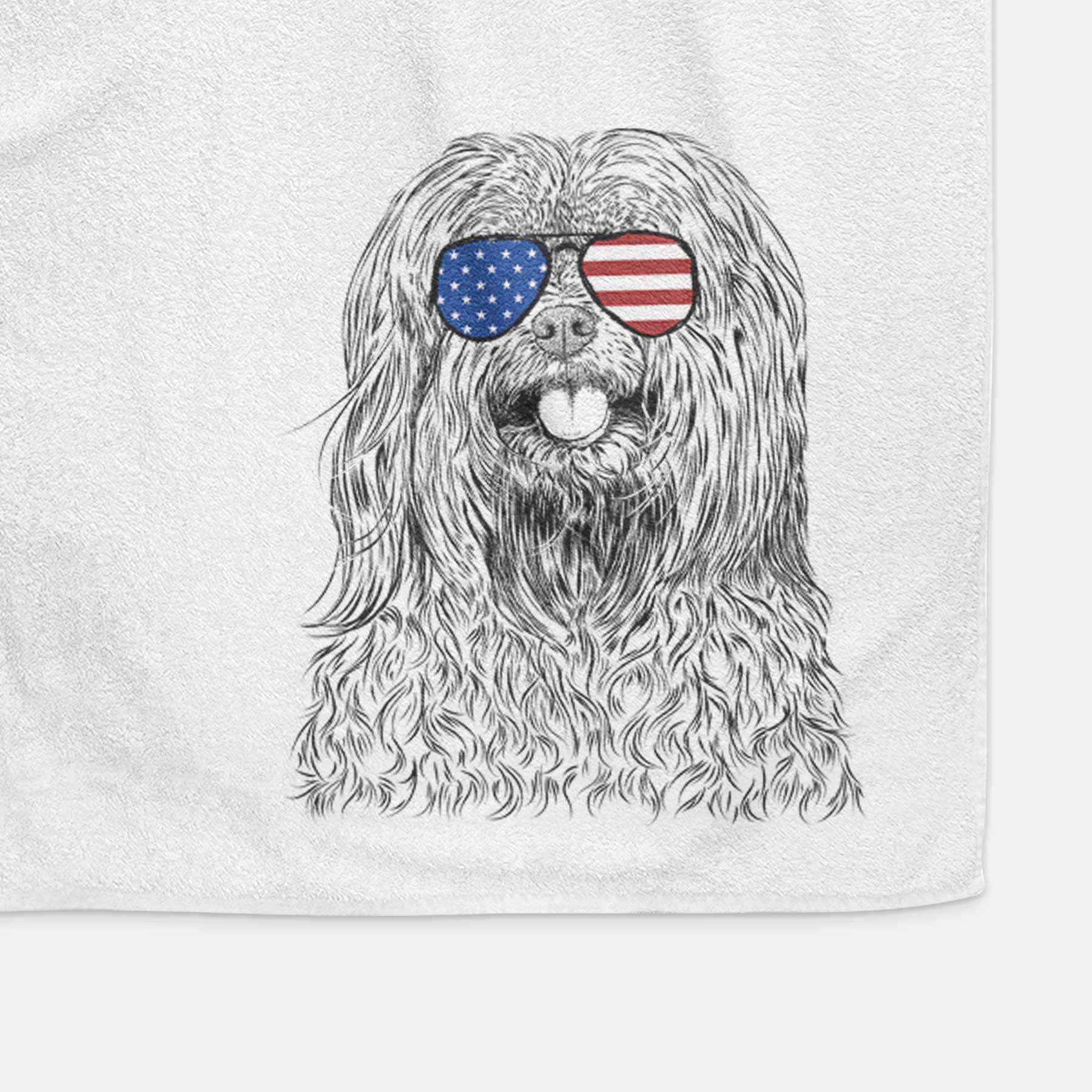 Annie the Mixed Breed Decorative Hand Towel