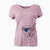 USA Annie Belle the Pitbull Mix - Women's Perfect V-neck Shirt