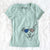 USA Annie Belle the Pitbull Mix - Women's Perfect V-neck Shirt