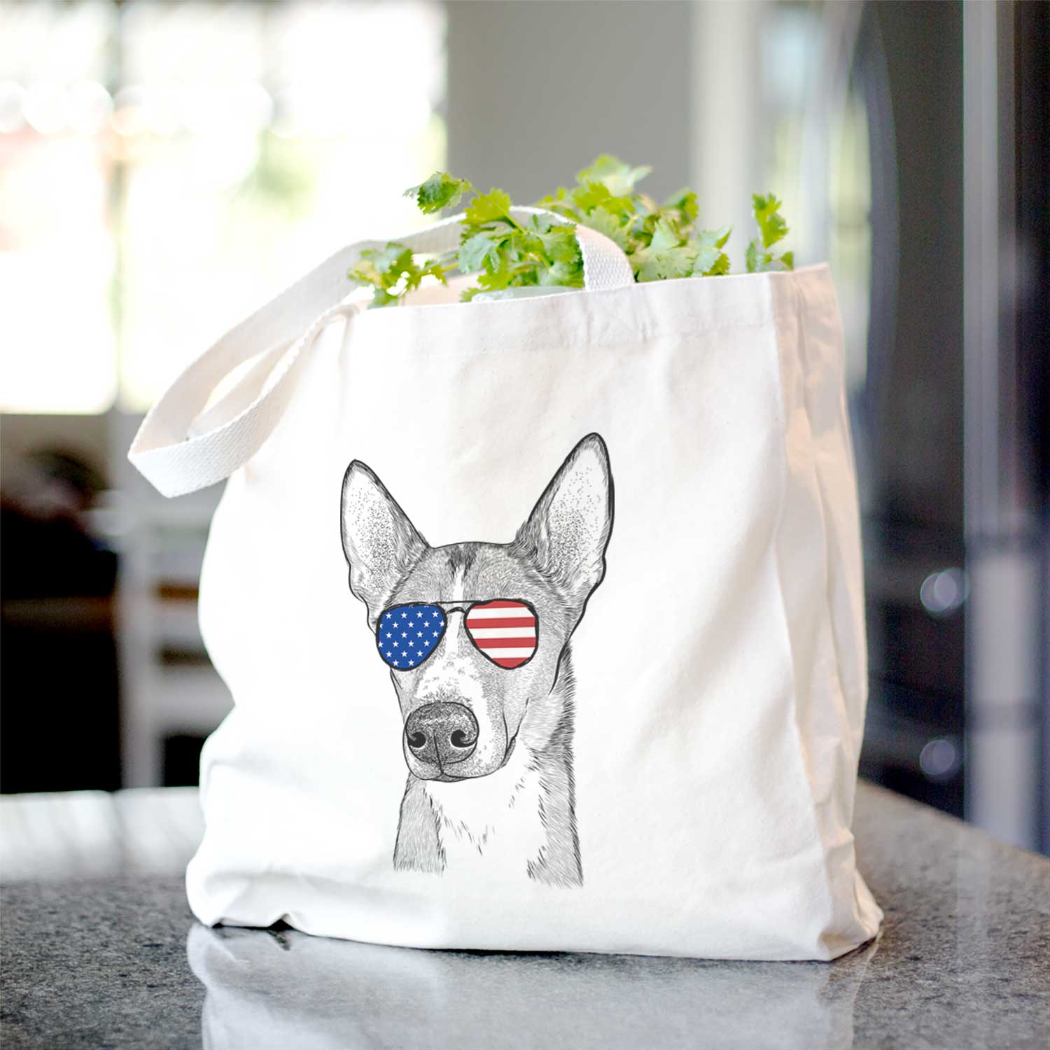 Anubis the Alaskan Husky - Tote Bag