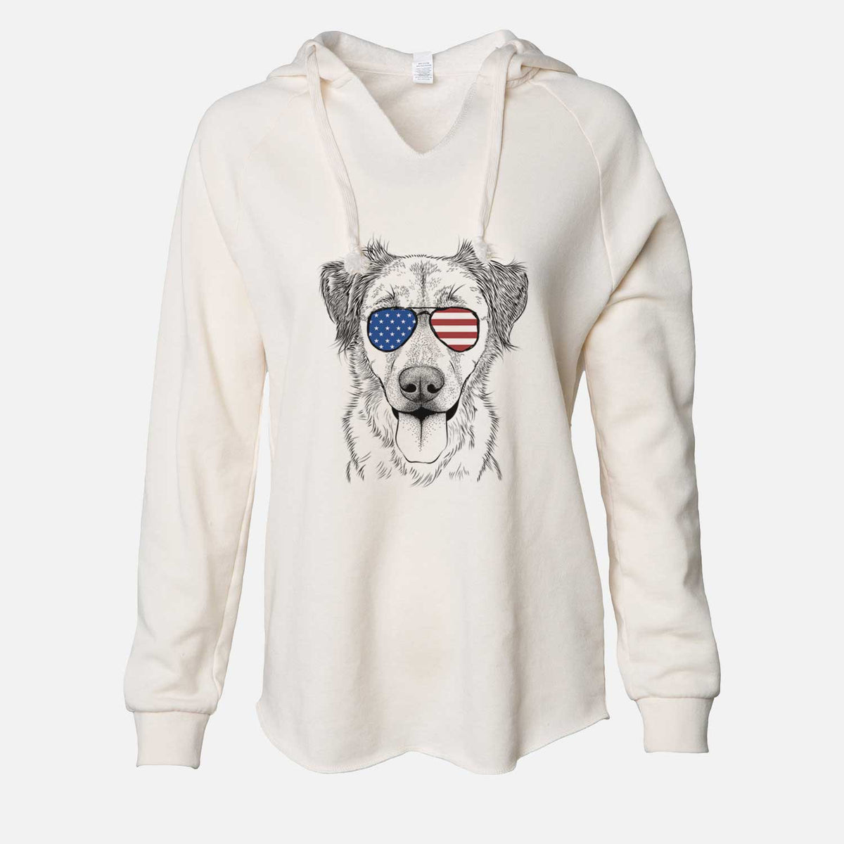 USA Apollo the Mixed Breed - Cali Wave Hooded Sweatshirt