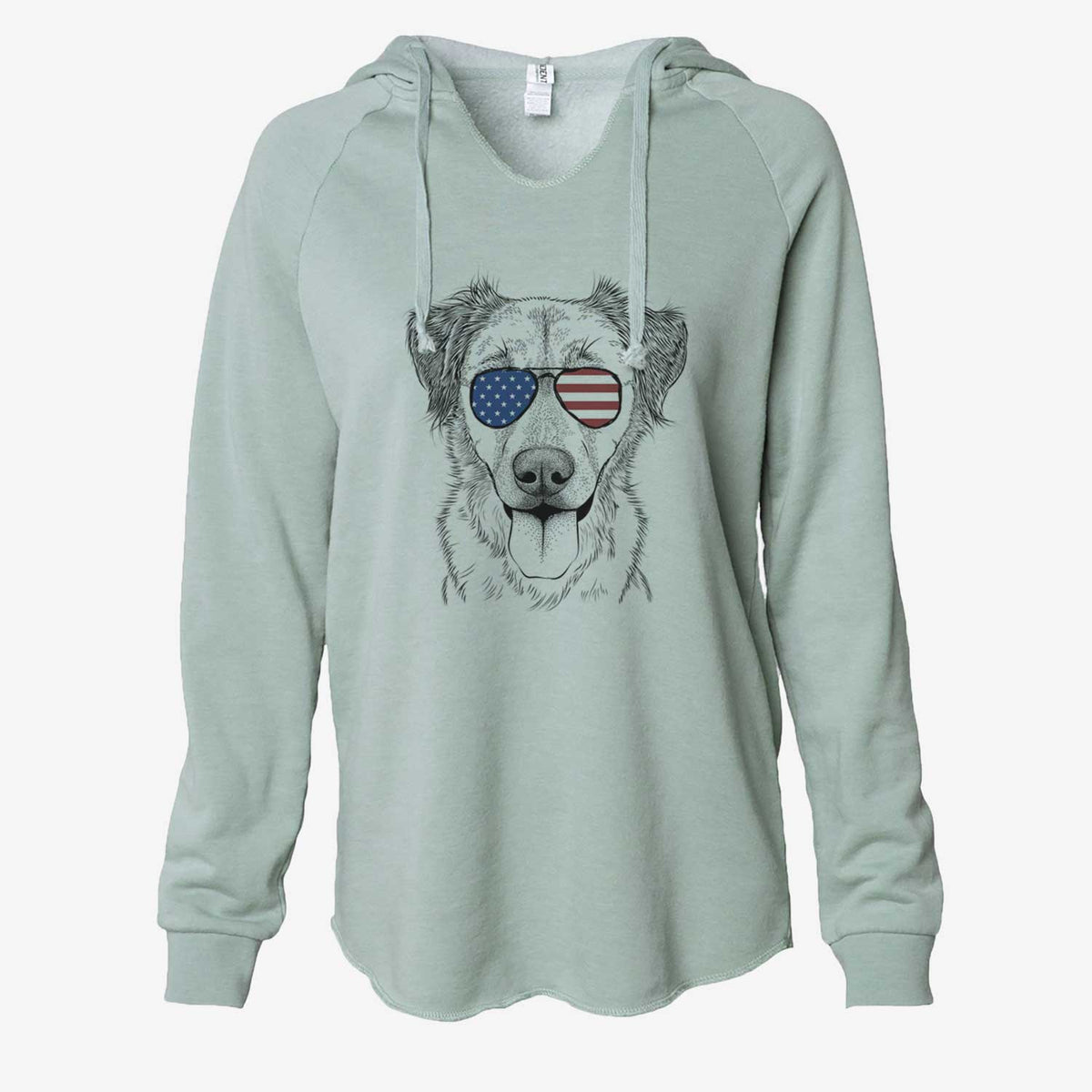USA Apollo the Mixed Breed - Cali Wave Hooded Sweatshirt