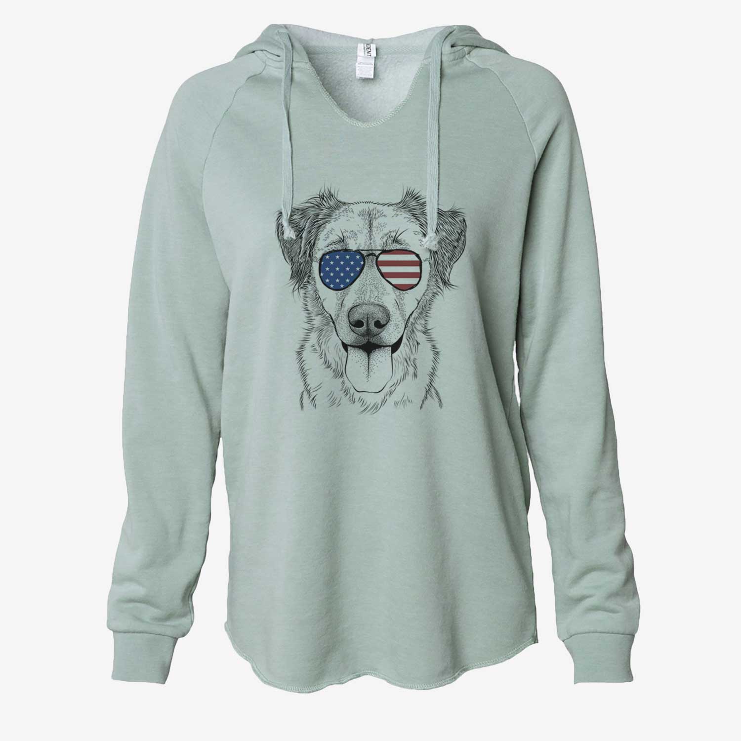USA Apollo the Mixed Breed - Cali Wave Hooded Sweatshirt