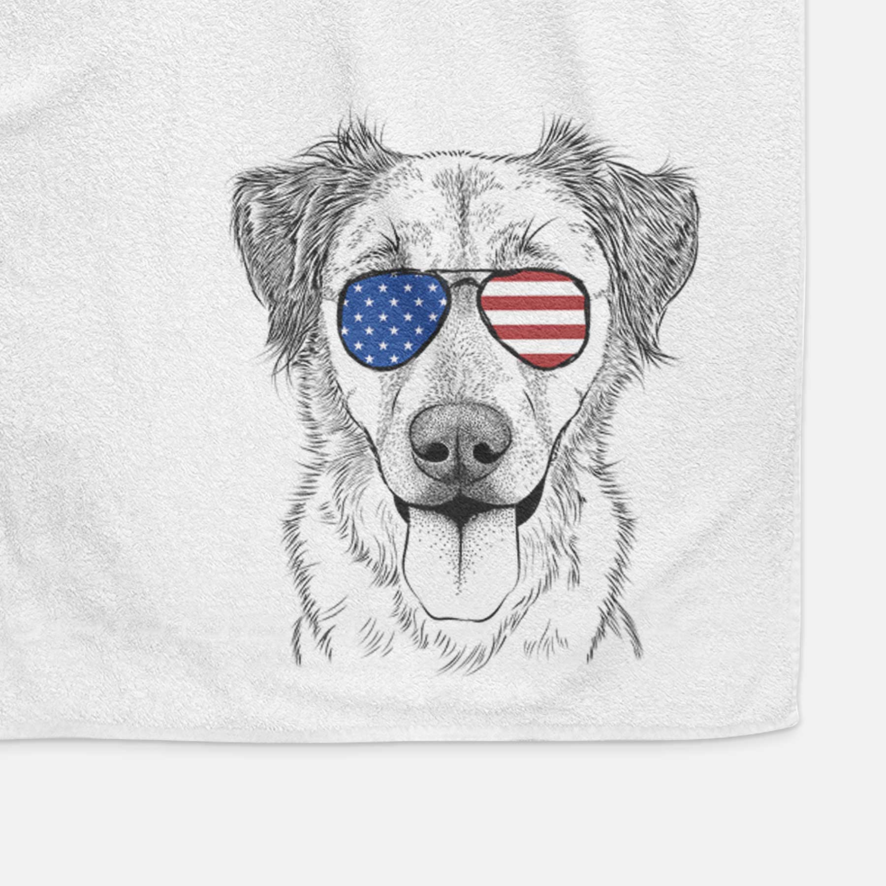 Apollo the Mixed Breed Decorative Hand Towel