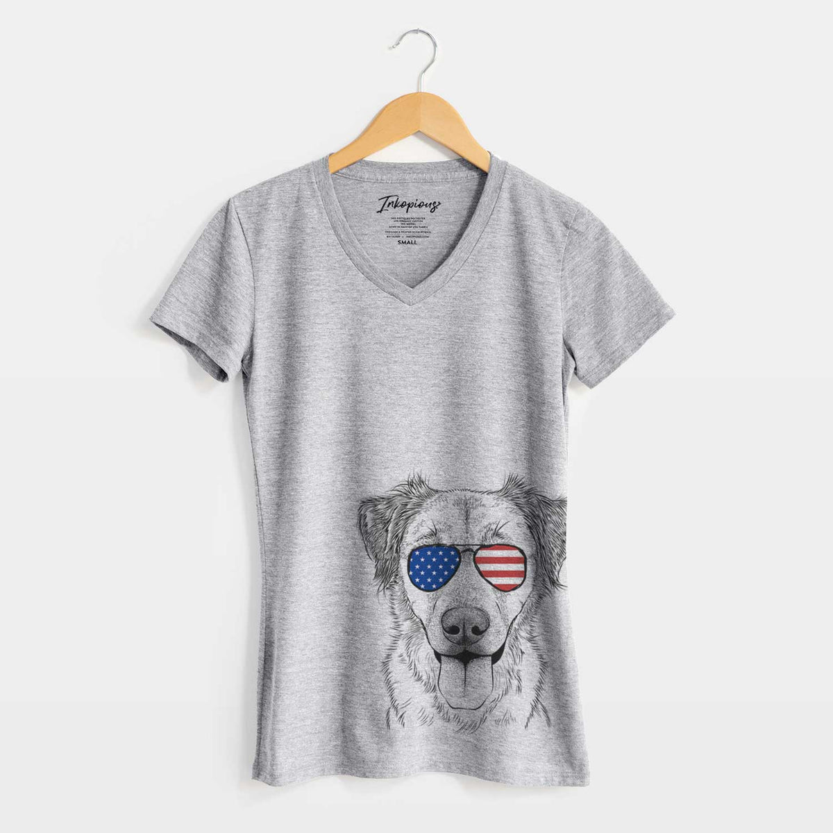 USA Apollo the Mixed Breed - Women's Perfect V-neck Shirt