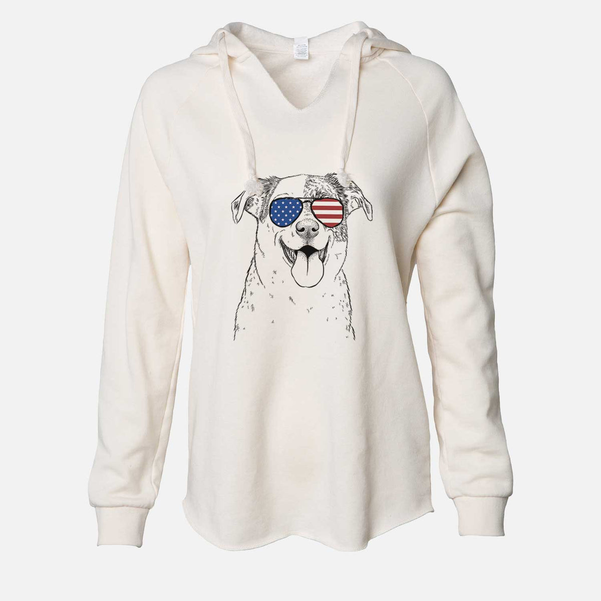 USA Archer the Shepherd Mix - Cali Wave Hooded Sweatshirt