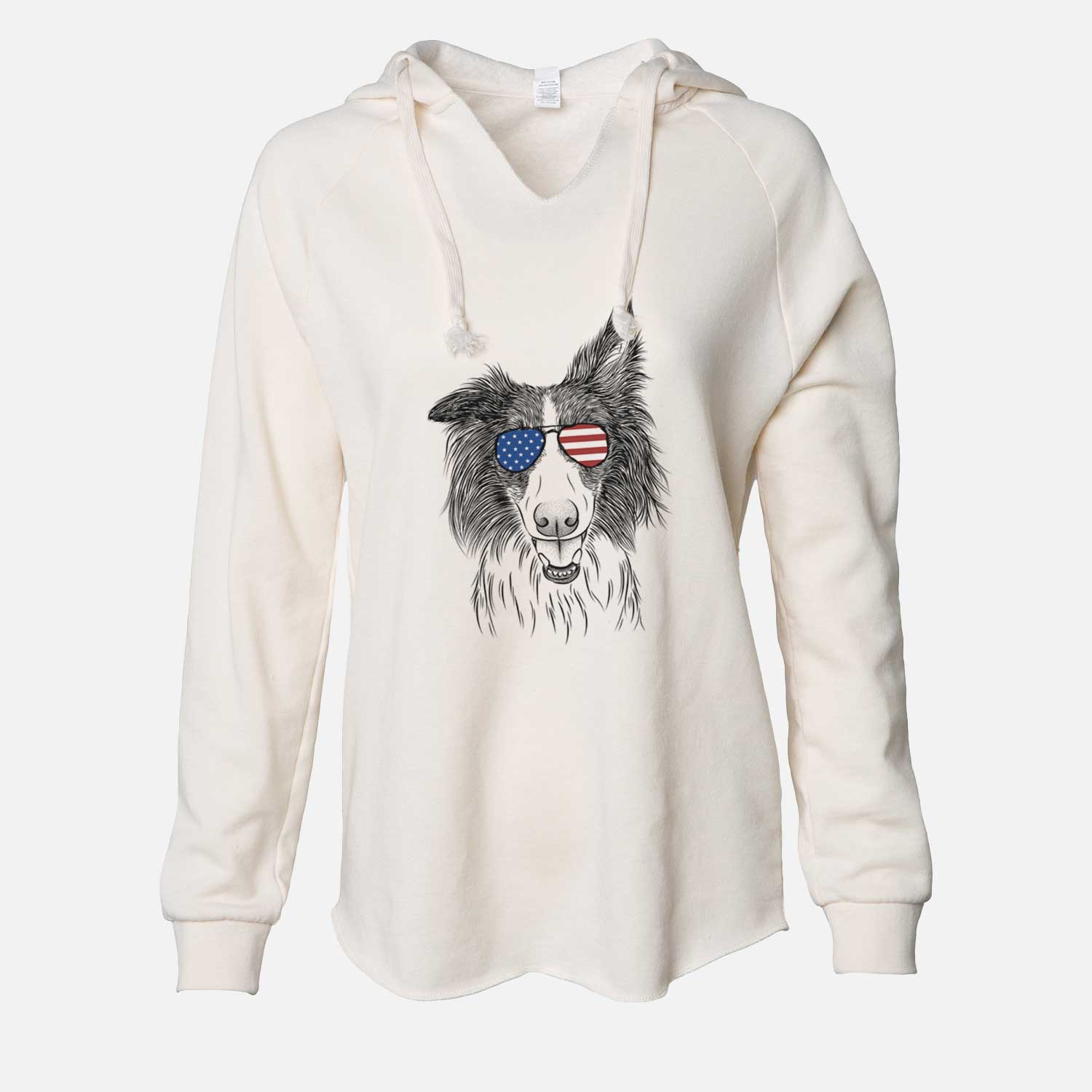 USA Archie the Silken Windhound - Cali Wave Hooded Sweatshirt