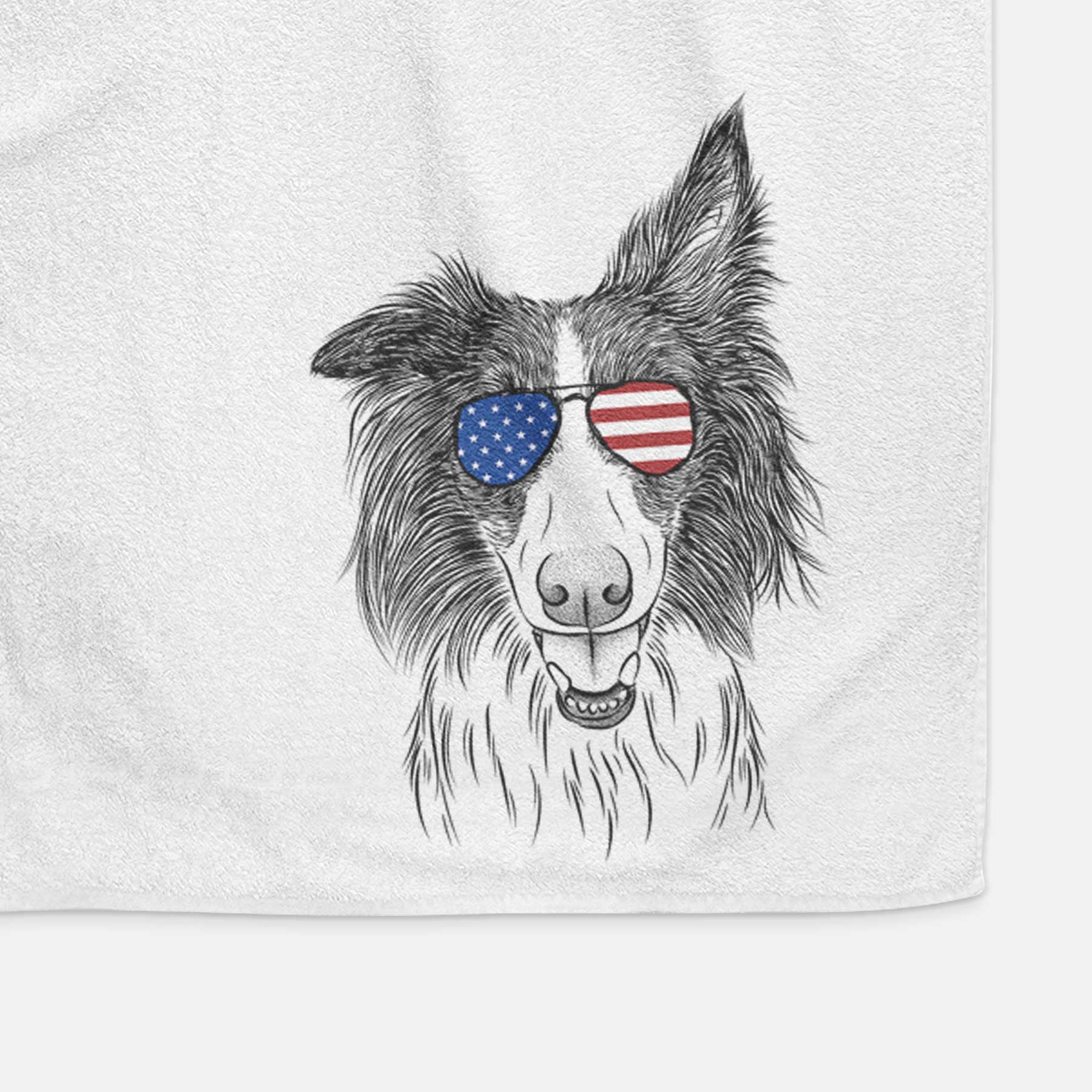 Archie the Silken Windhound Decorative Hand Towel