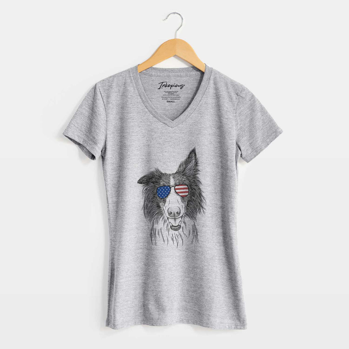 USA Archie the Silken Windhound - Women&#39;s Perfect V-neck Shirt