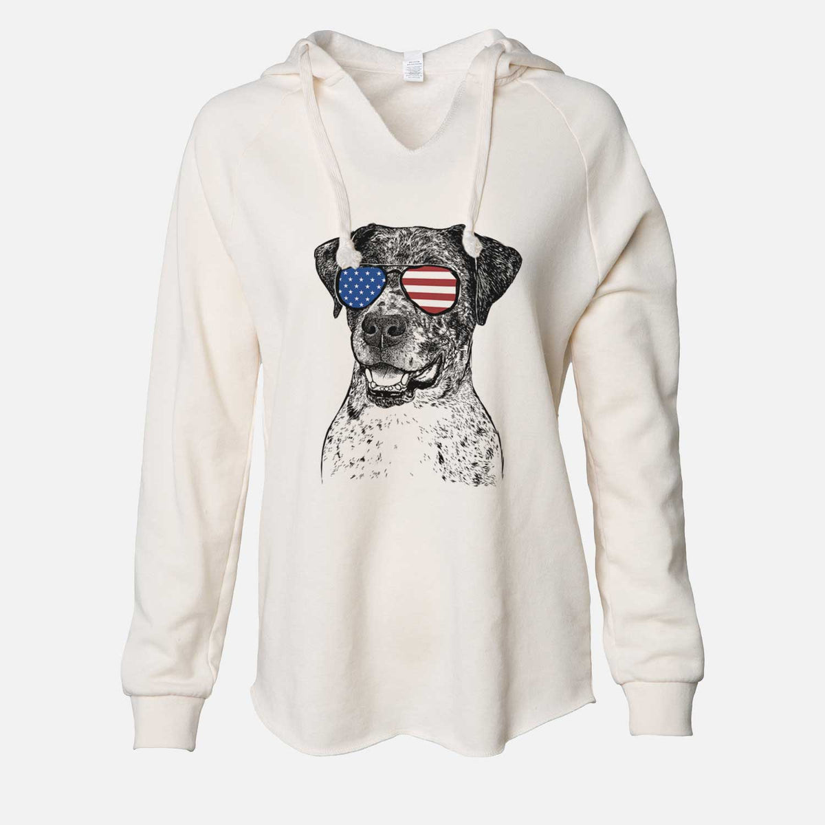 USA Argos the Catahoula - Cali Wave Hooded Sweatshirt